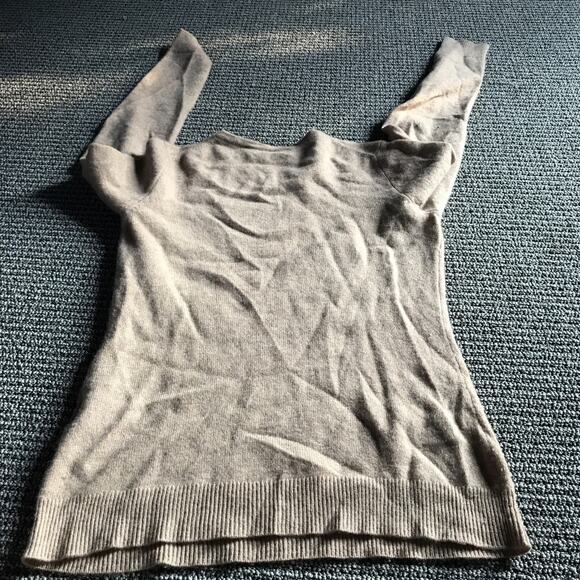 Charter Club Luxury Women Brown Crew Neck Cashmere Long Sleeve Sweater XS - Picture 5 of 5